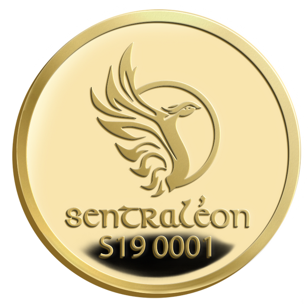 Sentraleon Wing Au 9999 1 Gram - The Sentral Mint
